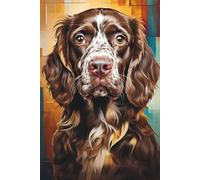 Brown & White English Springer Spaniel Notebook: Journal, Diary, Dog Notebook: A thoughtful gift for dog lovers, families, friends, children, and fans of Springer Spaniels and working dogs