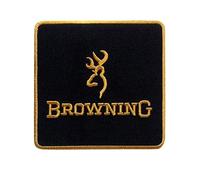 Browning - Parche bordado para planchar para decorar ropa, ropa, chaleco, chaqueta, abrigo, sombrero, camisa, vaquero, bolsa de mezclilla, regalo de pasatiempos, tiro deportivo