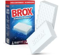 BROX® 18x Borrador Mágico - Esponja Mágica - Esponjas limpiadoras - Goma para Limpiar Zapatos - Goma Mágica Elimina Manchas y Suciedad difícil - Limpiador para Zapatos - Esponjas de Cocina