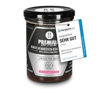 BROX Concentrado de Caldo de Huesos de Vacuno de Pasto (465 g) - Cocido 24h, 205g de Colageno, listo en 3 seg - Rinde 11,5L de Bone Broth de Maxima Biodisponibilidad - Sin Aditivos, 46 Raciones