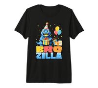 Brozilla Funny Monster Kaiju Family Cumpleaños para niños Camiseta Premium