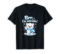 BRR Im Adorable Oso Polar Juego de Palabras Lindo Invierno Nieve Camiseta
