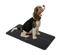 BRRIDE Báscula digital para mascotas de hasta 100 kg, gran báscula para perros, pantalla LCD, 3 modos de pesaje, kg, st, precisión 10 g, carga USB, función de sujeción de tara, plataforma ancha para