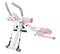 BRRIDE Entrenador abdominal para el hogar, máquina abdominal plegable, dispositivo de entrenamiento multifuncional para entrenamiento de cuerpo completo con monitor LCD, equipo de gimnasio en casa