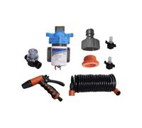 BRRIDE Kit de bomba de lavado de coche 24 V DC 70 PSI 3 GPM con manguera | Bomba de lavado de coches de alta presión eléctrica autocebante autolavado máquina de limpieza bomba de agua bomba de alta