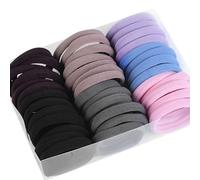 BRRNOO 1 Caja de Soporte para de Caballo, Anillo de Cuerda Elástica, Diadema, Accesorios para el Cabello, Joyería, Cuerdas para el Cabello Duraderas de (40 habitaciones)
