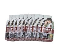 BRRNOO 10 PCS Castaño Marrón Burbuja Tinte para el Cabello Espuma Color de Cabello Champú No Daña Fácil Aplicación para Cobertura de Gris 30 Ml con Sin Ensuciar Hidratante