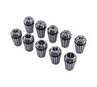 BRRNOO 10 Piezas para la Máquina de Grabado, ER16 Spring Collet Set Chuck, Design de Autosuición CNC, Herramienta de Torno de Fresado para Centros de Mecanizado, Fresado CNC Chuck
