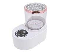 Brrnoo 3 en 1 Limpiador de Cepillos de Maquillaje Eléctrico y Secadora, Máquina de Limpieza Recargable USB Automática para una Limpieza sin Esfuerzo en Casa, Soporte de Cepillo