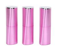 BRRNOO 3 Tubos Vacíos para Lápiz Labial, Contenedor de Bálsamo Labial DIY con Tapa Hermética para Hacer Cosméticos, Fondo Giratorio Suave y Deslizante, Adecuado para Molde de 12,1