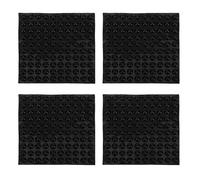 BRRNOO 400 Etiquetas Táctiles, Pegatinas Braille de Silicona con Puntos Elevados para Personas con Discapacidad Visual, Pegatinas Adhesivas para Personas Ciegas de Baja Visión, (BLACK)