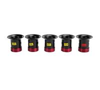 Brrnoo 5 Lupas de Relojero, Lupa de Joyero, Juego de Lupas de Joyería con Aumento de 3X, 5X, 10x, 15x, 20x, Kit de Lupa Antigua, Reparación de Relojes, Lentes de Vidrio, Accesorios de Lupa