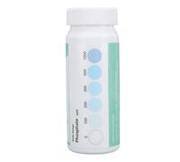 Brrnoo 50 Tiras de Prueba de Agua PO4 Detección Rápida y Precisa para Tiras de Prueba de Piscina con de 2 Minutos y Tabla de Colores, para Agua Potable de Acuario de Piscina