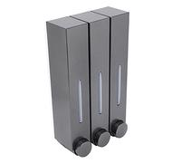 Brrnoo Accesorios de Baño, Botellas de champú Vacías Material ABS Aprox. 280x153x90 Mm/11x6x3.5in Dispensador de champú para Duchas para Restaurantes, Hoteles, Escuelas, Aeropuertos y Familiares