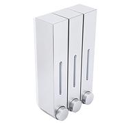 Brrnoo Accesorios de Baño, Botellas de champú Vacías Material ABS Aprox. 280x153x90 Mm/11x6x3.5in Dispensador de champú para Duchas para Restaurantes, Hoteles, Escuelas, Aeropuertos y Familiares