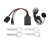 Brrnoo Adaptador de Automóvil, Adaptador Aux Aux ABS para de para el Automóvil con Micrófono 2004 en Wards 6000CD