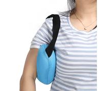 Brrnoo Almohada de Axila, Almohada de Recuperación de Mastectomía, Almohada de Cirugía de Post Hombro para Linfedema Cirugía de Lumpectomía Protector de Curación de Doble Pecho (Azul)