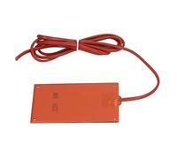 BRRNOO Almohadilla Calefactora de Goma de Silicona, Calentador de Estera Térmica, 90x150mm, CA 220V, Gabinete Eléctrico (50W)