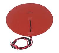 BRRNOO Almohadilla Calefactora de Silicona, Alfombrilla Calefactora para Impresora 3D, Semillero de 300W y 300mm de Diámetro (DC24V)