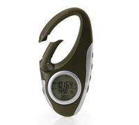 BRRNOO Altímetro Digital Mini, Barómetro con Pantalla Retroiluminada, 10x6x3 Cm, Batería CR2032, for Senderismo, Camping y Aventuras Al Aire Libre, Medición Métrica, Construcción ABS (Monitor
