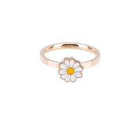 Brrnoo Anillo Rotativo, Inquietud de Alivio de Ansiedad de Flores de Margarita, Creativo, Material Amigable para la Piel, Anillo de Meditación para Pacientes con Ansiedad
