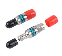 Brrnoo Atenuador de SMA, Atenuador Masculino a Femenino con 1.14 Pulgadas de Longitud Total 3pcs 2W 6GHz 50Ω 1-30dB Constante para Uso de Fábrica (15dB)
