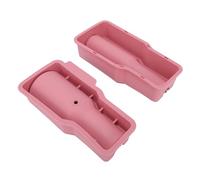 Brrnoo Bandeja de Hielo de Silicona, Taza, Cilindro Hueco, Molde para Hacer Hielo, Liberación Fácil, Congelación Rápida con Silicona Suave de Grado Alimenticio para Cócteles de Wh