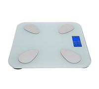 Brrnoo Báscula de Grasa Corporal, Balanza Digital de Peso, Báscula Electrónica Bluetooth con Sensores de Alta Sensibilidad e Indicadores Múltiples para Hogar y Dormitorio