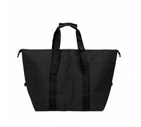 Brrnoo Bolsa Aislante, Bolsa de Mano Térmica Plegable de Gran Capacidad con Capa Térmica Gruesa para Acampar Al Aire Libre, Picnic, Almuerzo de Trabajo (BLACK)