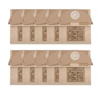 BRRNOO Bolsas de Aspiradora Bolsas para el Polvo de Repuesto 10 Piezas Papel de Fibra Multicapa 257x210 Mm Resistente Al Desgarro para WD2 MV2 WD 2.200 WD 2.250 6.904-322.0