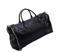 BRRNOO Bolso de Viaje de Cuero Sintético con Correa para Hombro Gran