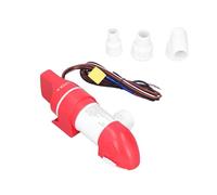 BRRNOO Bomba de Sentina Eléctrica de Acero Inoxidable de 1100 Gph con Operación Automática para Botes, bajo Consumo, Alto Flujo, Protección contra la Esclusa de Aire, Eje del Motor de