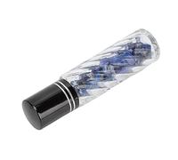 Brrnoo Botella Rodillo de 10ml, Frasco de Vidrio Esmerilado a Prueba de Fugas, Recargable Portátil con Diseño Roll On para Masaje Cutáneo