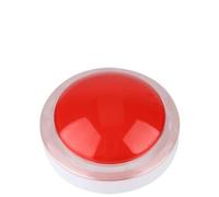 Brrnoo Botón Push Game, Botón de Videojuego Botones en Forma de Domo para la Máquina de Botones de Monedas (Rojo)