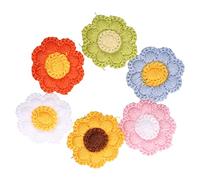 Brrnoo Bows de Perros con Gomas de Goma, Flores de 24 Piezas Topnot Bows Dog Brooming Flor Topnot con de para Cachorros Accesorios para el Cabello para Perros