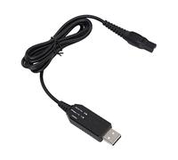 BRRNOO Cable de Carga, Cargador de Maquinilla de Afeitar Eléctrica, Recortadora de Barba Profesional, Cable de Carga USB de 15V Compatible con HQ8505