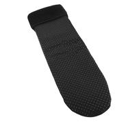 Brrnoo Calcetín con Bolsa de Hielo para Pies - Envoltura de Gel para Terapia de Frío y Calor - Diseño Envolvente de 360 grados para Todo el Pie - Diseño sin (Negro antideslizante de cobertura total)