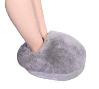 Brrnoo Calentador de Pies USB, Calentador Eléctrico, Zapatillas de Invierno para Oficina, Zapatos, Azul Claro (GRAY)