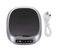 Brrnoo Calentador de Tazas de café USB, 3 Ajustes de Temperatura y Apagado Automático, Almohadilla de Calentamiento Rápido de 5 V 2 A para Escritorio, Mantiene Caliente la Leche del té