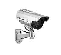 Brrnoo Cámara Falsa, Cámara De Seguridad Falsa Ficticia Cámaras De Seguridad Falsas De con Luz Intermitente Uso En Interiores Y Exteriores De Vigilancia Simulada