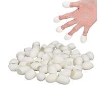 Brrnoo Capullos de Seda Natural, 50 Piezas Capullos de Gusanos de Seda, Cuidado Facial Capullos de Seda Natural Espinillas Que Eliminan Las Bolas de Gusanos de Seda Que Se Pelan