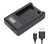 BRRNOO Cargador, Cargador de Cámara de Cámara con Pantalla LCD Plástico para