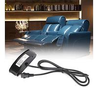 Brrnoo Cargador de sofá USB, Interruptor Reclinable Eléctrico Galvanizado, Cargador de Enchufe, de Carga USB con 5 Botones para el Hogar