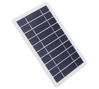 Brrnoo Cargador Solar, Panel Solar de Carga de 5 W, Panel para Cámara de Seguridad, Mantenedor, Recargable, USB