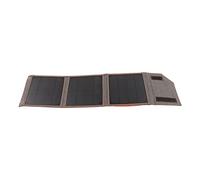 BRRNOO Cargador Solar, Paneles Solares Portátiles Cargador de Panel Solar con de Bolsa Plegable, 2 Hebillas y Cable de Conexión de Bolsa Plegable de Silicio Monocristalino de 15 W 5 V