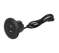 Brrnoo Cargador USB Multipuerto, Enchufe USB, Enchufe Reclinable Eléctrico, Toma de Corriente, Puerto de Carga de Teléfono Dual para Silla Reclinable Eléctrica, sofá Eléctrico