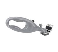 BRRNOO Cepillo de Limpieza a para Parrilla, sin Cerdas, Limpiador de Parrilla de Barbacoa Wizards con Raspador de Acero Inoxidable para Rejillas de Cerámica de Acero Inoxidable de