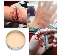 BRRNOO Cera de Cicatriz Falsa Cera de Maquillaje de Cicatriz Simulada para Halloween Cosplay Terror Efectos Especiales Cosméticos (139)