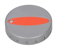 Brrnoo Cesta de Mimbre Retro con Tapa, Juego de 2, Color Café, para
