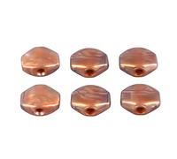 Brrnoo Clavijas de Ajuste de Guitarra, Clavijas de la Guitarra del Sintonizador Tuner de la Máquina de Cubierta de la Máquina Capa de la Cabeza de la Cabeza 6pcs Captura de la de la Guitar (BROWN)